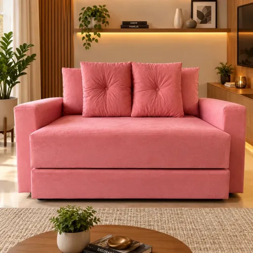 SOFÁ CAMA 1.60m ideal para pequenos espaços!! PAGUE QUANDO ENTREGAR! NOVOS