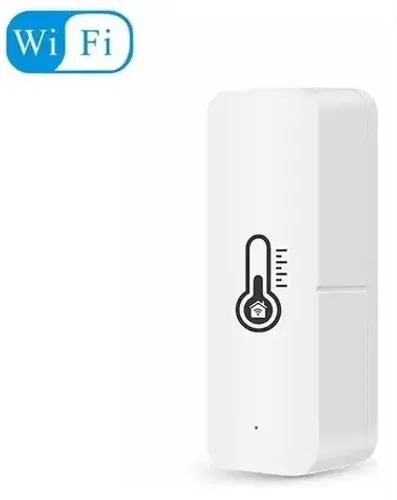Sensor de Temperatura e Umidade Wi-Fi Smart - App Tuya/Alexa/Google