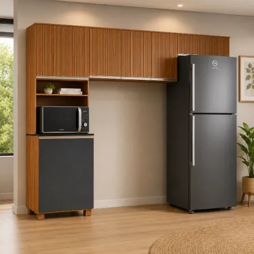 Armário de Cozinha Paris 6 Portas - Novo e Resistente