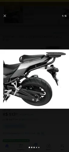 Bagageiro Suporte de Baú Cb500f