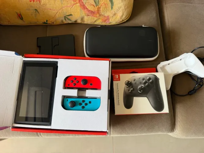 NINTENDO SWITCH V2 COMPLETO