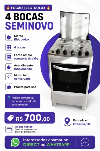 Fogão eletrolux
