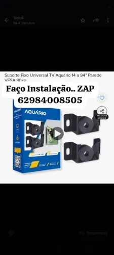 Suporte de televisão / aquário 14 a 80p Parede Painel 