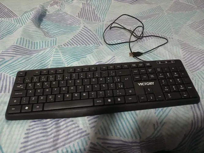 Teclado USB Básico , ABNT2 , Low Profile , Membrana