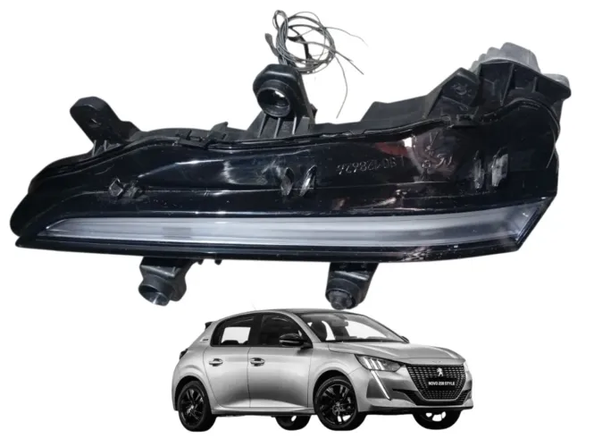 Farol Neblina Direito Drl Led Peugeot 208 1.0 Style 2023