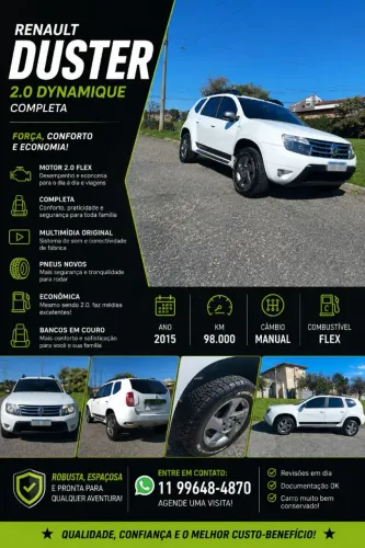 Renault Duster Dynamique 2.0 Hi-flex 16V Mec. 2015