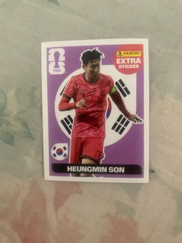 Vendo carta extra sticker do Son heung-min