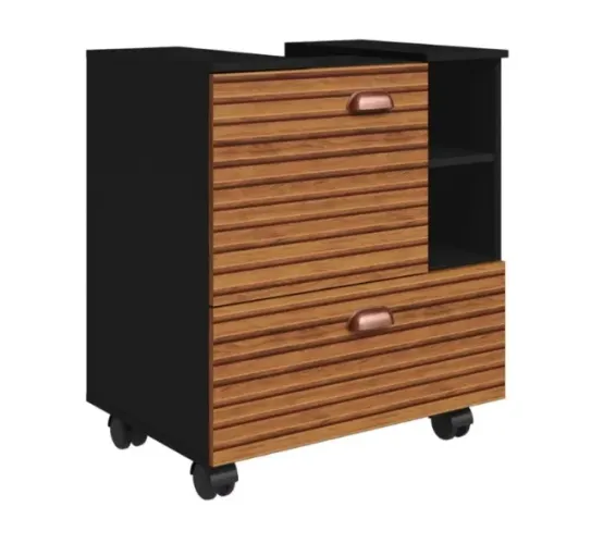 Gabinete armário para banheiro - pia de coluna