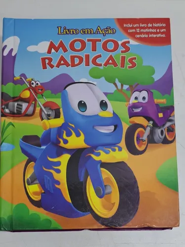 Livros em ação motos radicais