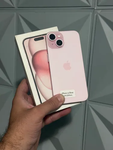 Promoção 15 Rosa 128 GB 80% com caixa original