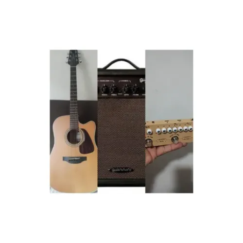 Violão Takamine GD20 + capa + capotraste + cabo + amplificador Giannini v15 + pedal cuvave