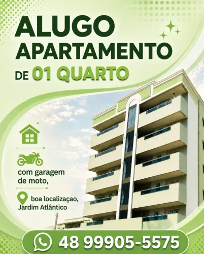 ALUGUEL ANUAL APARTAMENTO 1 QUARTO DORMITÓRIO FLORIANÓPOLIS CONTINENTE DIRETO PROPRIETÁRIO