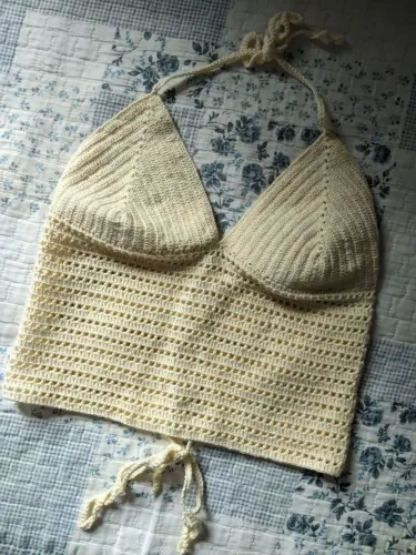 Baby tee crochê