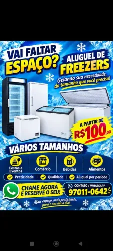 ALUGUEL DE FREEZER