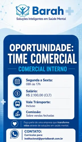 Assistente comercial interno em Curitiba - PR