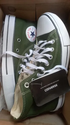 All star verde musgo tamanho 37, novo na caixa 