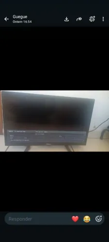 Televisão 24 polegadas não é smart!