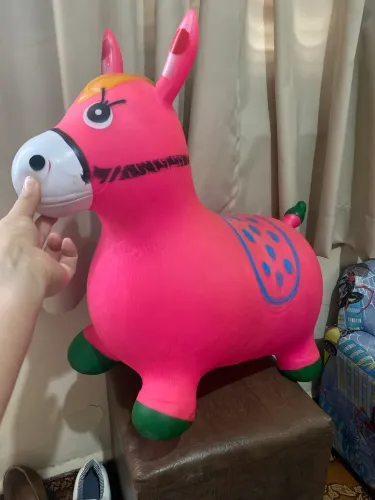 Burrinho pula pula em vinil infantil 