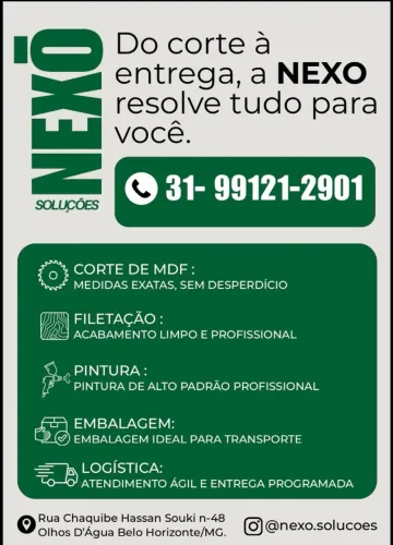 Corte CNC MDF | Corte, Colagem de Fita e Pintura | Belo Horizonte