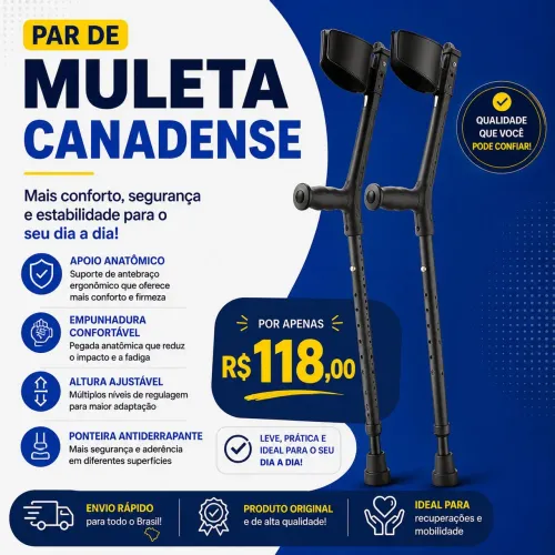 Par de muleta canadense