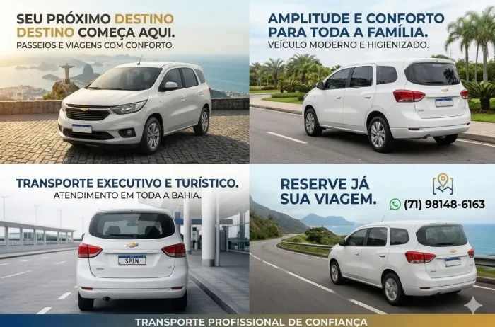 Transporte Spin Privativo: Passeios, Viagens e Transfer (salvador)