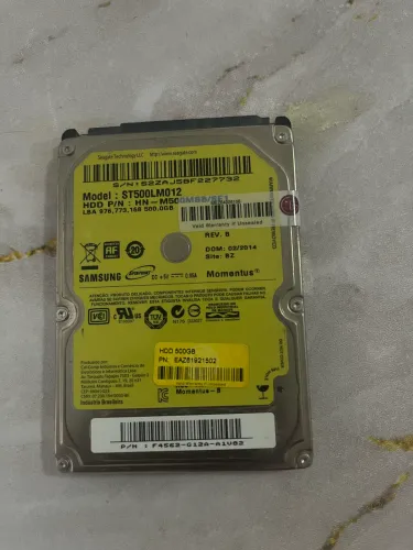 HD 500GB para Notebook SATA - Seagate / Samsung Momentus (Leia a descrição)
