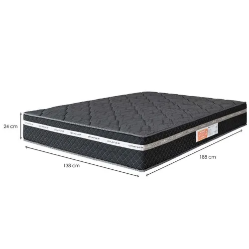 Colchão de Casal Umaflex Essencial com Eurotop e Molas Ensacadas
