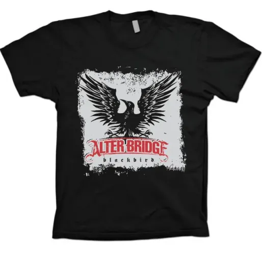 Camisetas Banda Rock Internacional - Alter Bridge Blackbird - 100% Algodão