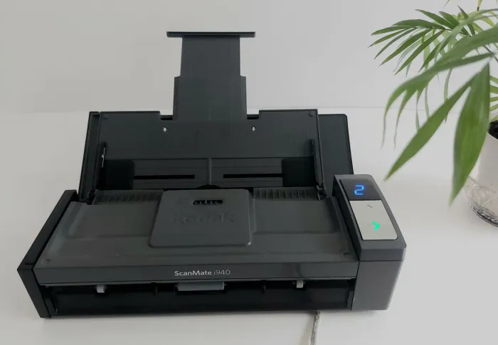 SCANNER KODAK FRENTE E VERSO COLORIDO PRETO i940 EXCELENTE OPORTUNIDADE USB COMPACTO 