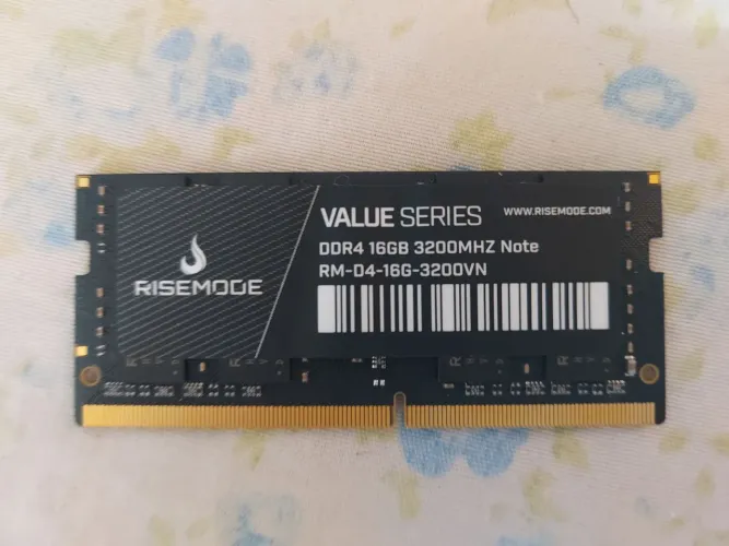 Memória RAM Risemode DDR4 16gb 3200Mhz notebook
