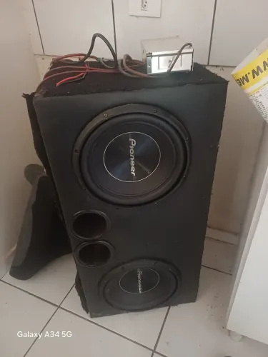 Par alto falante 12 pioner. 500 rms cada