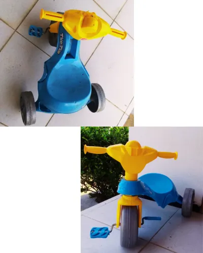 Motinha infantil triciclo