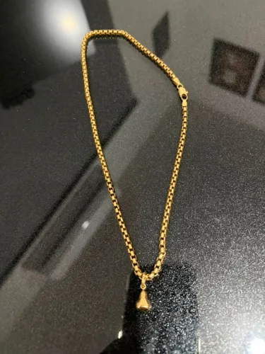 Corrente ouro 18k com pingente 13g