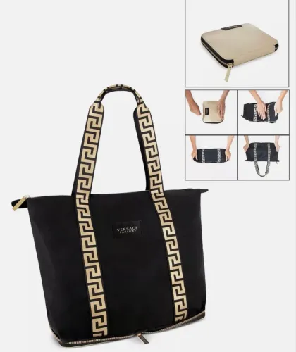 Versace bolsa dobrável 