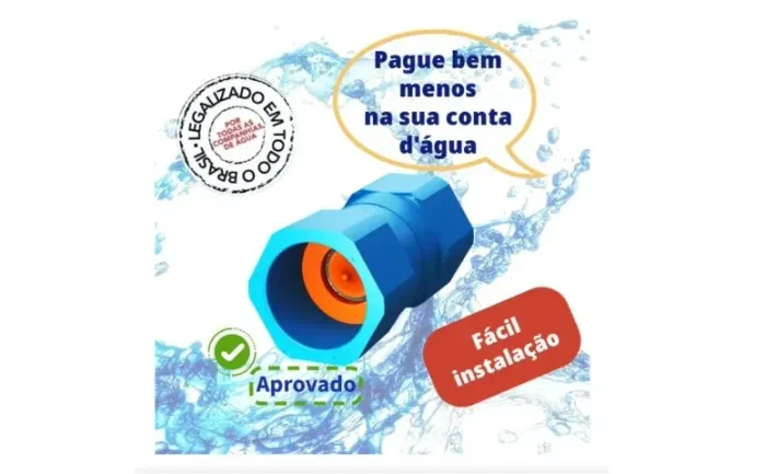 Válvula bloqueador De Ar Para Hidrômetro 25mm Redutor Conta D'água