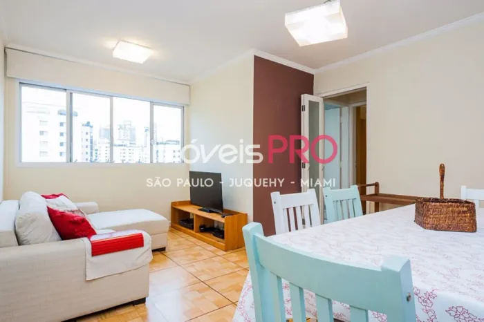 Apartamento para venda com 75m², mobiliado, reformado em Moema Índios.