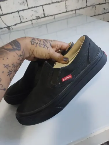 Tênis Redley slip on 36 ( all black) ORIGINAL!!!