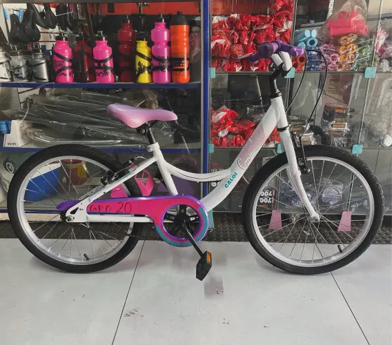 Bicicleta Caloi Ceci Branca/Roxa 