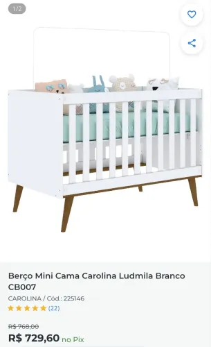 Berço vira cama
