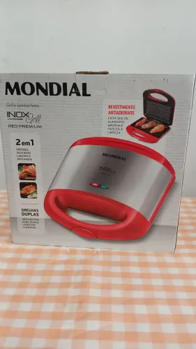 Sanduicheira Mondial 127 Volts Produto Novo