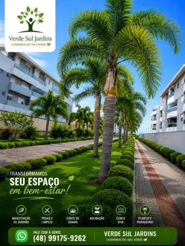 Verde Sul Jardins! Atendemos a grande Florianópolis, Laguna e Imbituba. 
