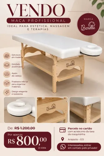 Maca profissional para estética