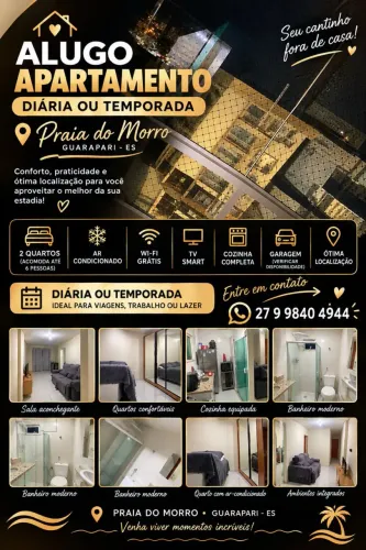 Apartamento na Praia do Morro ( COM ELEVADOR)