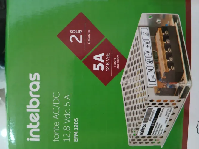 Fonte 12v 5A Intelbras 