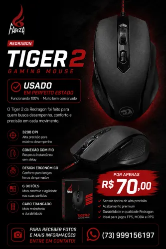 Mouse Tiger 2 Redragon