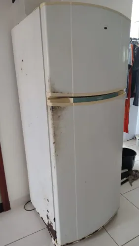 Geladeira Duplex Consul com defeito