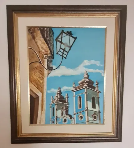 Quadro Óleo sobre Tela - Casario Histórico / Pelourinho