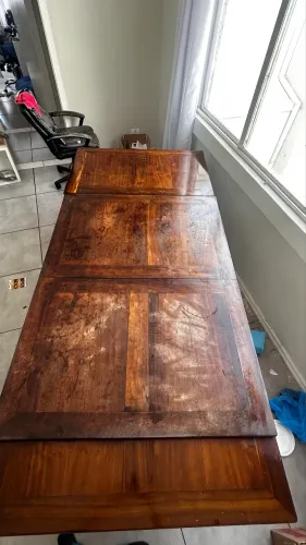 Mesa Extensivel antiga de Imbuia