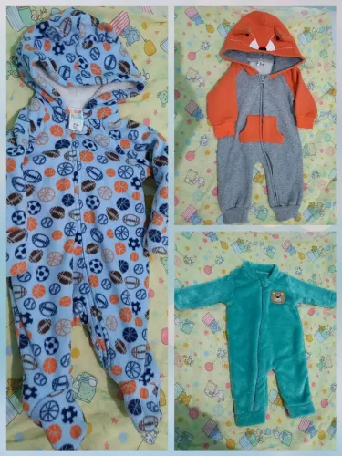 macacão de bebê (menino) o a 5 meses