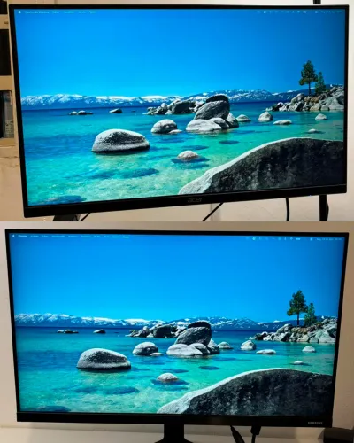 Dois Monitores FHD 24" polegadas